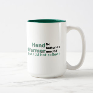 Funny Coffee Mok Quote Hand Warmer