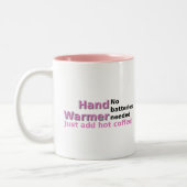 Funny Coffee Mok Quote Hand Warmer (Links)