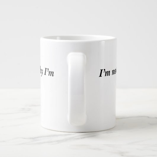 Funny Coffee Mok – Sarcastisch citaat voor 's ocht (Achterkant)