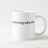 Funny Coffee Mok – Sarcastisch citaat voor 's ocht (Rechts)