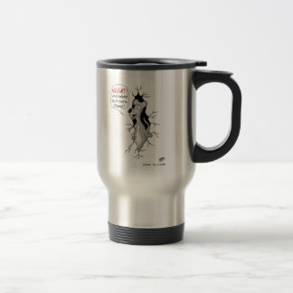Funny Coffee Mok: Wie heeft mijn kaas verplaatst? Reisbeker