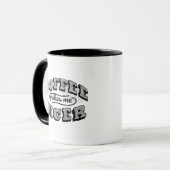 Funny Coffee Mug - "Coffee Makes Me Nicer"  Mok (Voorkant links)