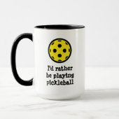 Funny coffee mug for pickleball player mok (Links)