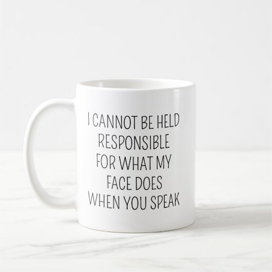Funny Coffee Mug, Sarcastic Mug, Funny Coffee Cup, Koffiemok (Links)