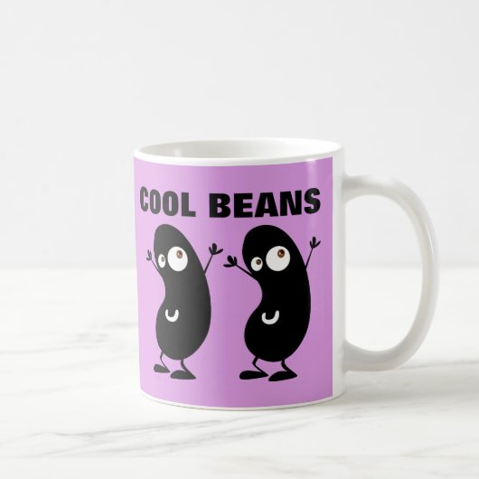FUNNY COFFEE MUGS "COOL BEANS" KOFFIEMOK (Rechts)