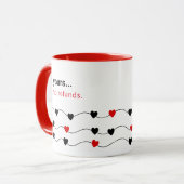 Funny Coffee Mugs Gezegden - Vragenlijsten voor hu Mok (Voorkant links)