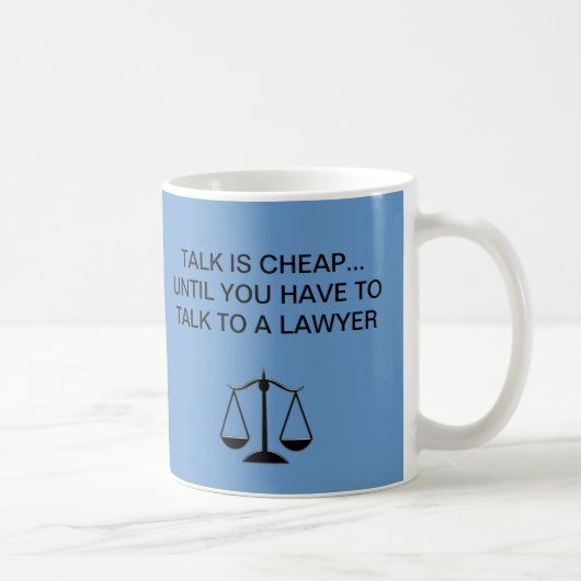 Funny Coffee Mugs Lawyers Koffiemok (Rechts)
