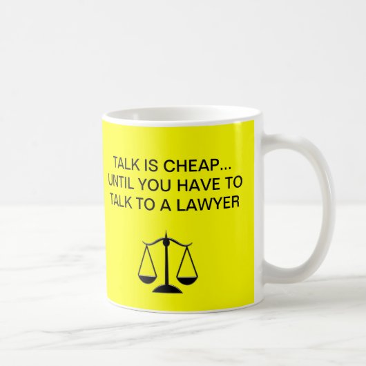 Funny Coffee Mugs Lawyers Koffiemok (Rechts)