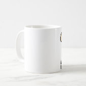 Funny Coffee Mugs over de heuvel Koffiemok (Voorkant links)