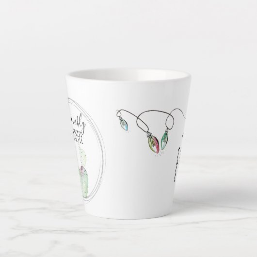 Funny Coffee Mugs Secret Santa Idea Latte Mok (Voorkant)