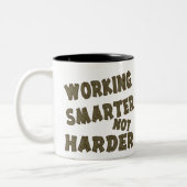 Funny Coffee Mugs: Werkster Tweekleurige Koffiemok (Links)