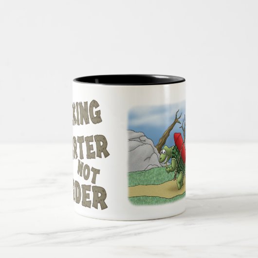 Funny Coffee Mugs: Werkster Tweekleurige Koffiemok (Center)