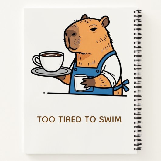 Funny Coffee Notes Book Notitieboek (Achterkant)