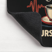 Funny Coffee Nurse Ekg Nurses Energy Caffeine Love Muismat (Hoek)