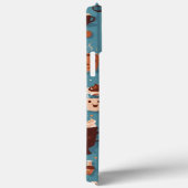 Funny Coffee Pattern Case-Mate iPhone Case (Achterkant / Rechts)