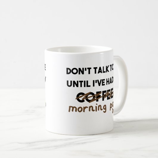 Funny Coffee Poop Mok (Voorkant rechts)