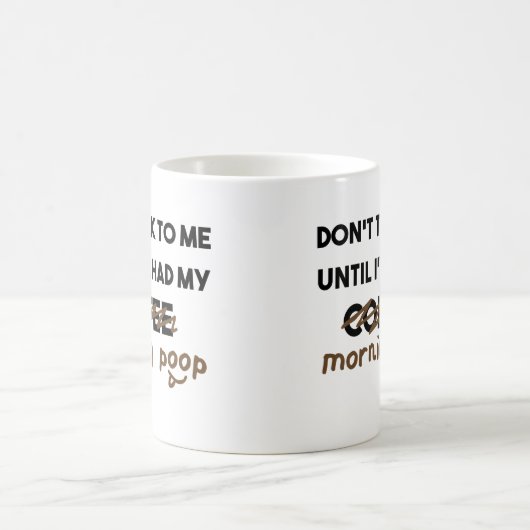 Funny Coffee Poop Mok (Center)