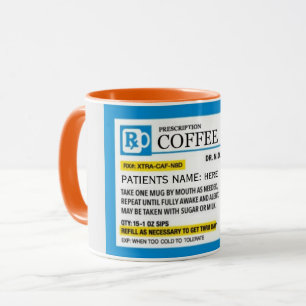 Funny COFFEE Prescription Combo Mok