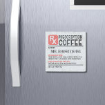 Funny Coffee Prescription Persoonlijke naam Stenen Magneet<br><div class="desc">Funny Coffee Prescription Personalized Name Magnets is voorzien van een persoonlijk recept voor koffie. Personaliseer door de tekst in het verstrekte tekstvakje uit te geven. Ontworpen door Evco Studio www.zazzle.com/store/evcostudio</div>