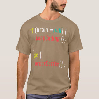 Funny Coffee Programming T-shirt