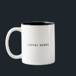 Funny Coffee Queen Breakfast Coffee Mok<br><div class="desc">U kunt deze Funny Coffee Queen Breakfast Coffee-Mok op maat maken en aanpassen. Bewerken en kleuropties zijn beschikbaar.</div>