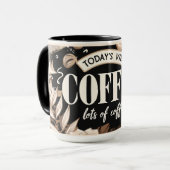Funny Coffee Quote/Gezegde Mok (Voorkant links)