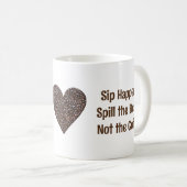 Funny Coffee Quote Koffiemok (Voorkant rechts)