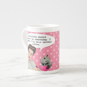 Funny Coffee Quote Porselein Kop