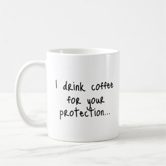 Funny Coffee Quote | Sarcastic Gift Idea | Minimal Koffiemok