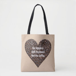 Funny Coffee Quote Tote Bag
