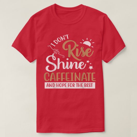 Funny Coffee Shirt (Design voorkant)
