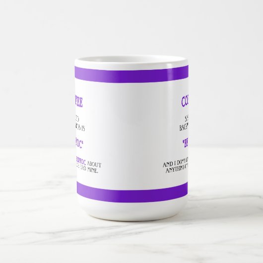 Funny Coffee Spelling Backwards is Eeffoc Funny Koffiemok (Center)