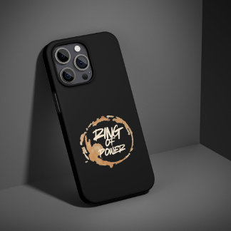 Funny Coffee Stain for Coffee Lovers Quote Ring of iPhone 15 Pro Case