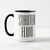 Funny Coffee Starter Fluid Mok (Links)