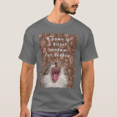 Funny Coffee T Shirt (Voorkant)