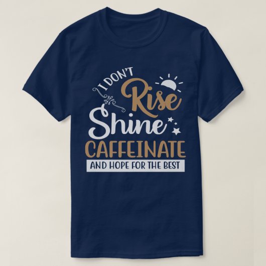 Funny Coffee T-shirt (Design voorkant)