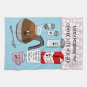 Funny Coffee Theedoek (Horizontaal)