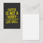 Funny Coffee Visitekaartje (Voorkant / Achterkant)