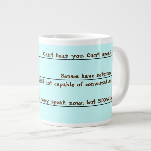 Funny Coffee Wake Up Mok (Voorkant rechts)