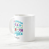 Funny Coffee Yawn Koffiemok (Voorkant links)