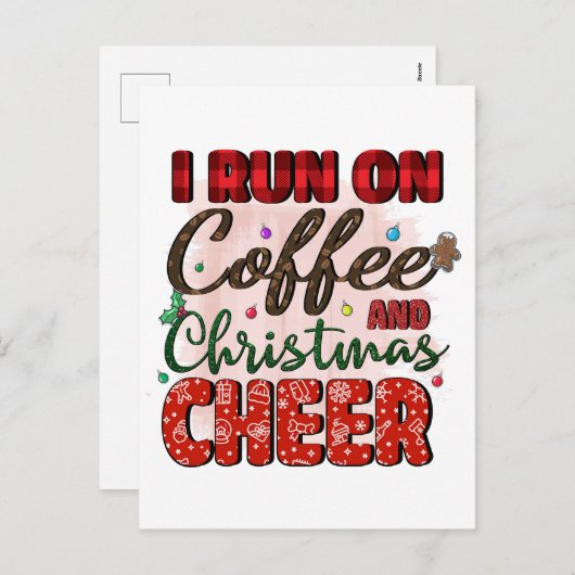 Funny coffeesst citeert Briefkaart (Voorkant / Achterkant)