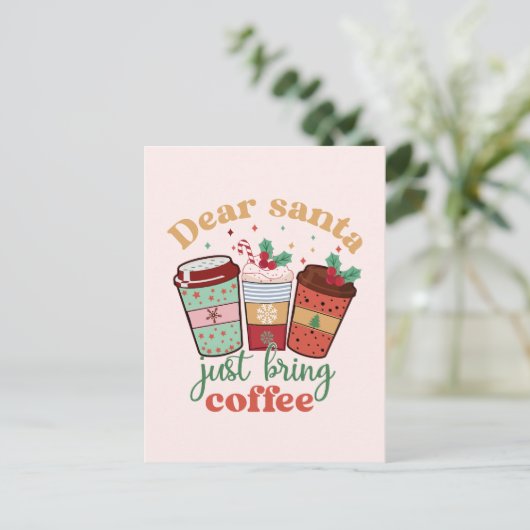 Funny coffeesst citeert Briefkaart (Staand voorkant)