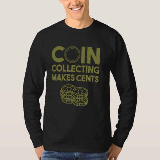 Funny Coin Collecting for Men 50 cent Colle T-shirt (Voorkant)