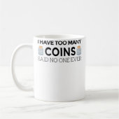 Funny Coin Collector For Kid Cool Numismatist Koffiemok (Links)