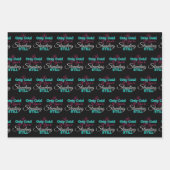 Funny Cold Weather Winter Hiking Quote Inpakpapier Vel (Voorkant)