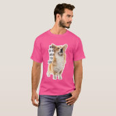 Funny Collage Corgi Meme T-shirt (Voorkant volledig)
