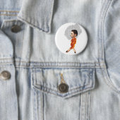 Funny Collage Pregoman Ronde Button 5,7 Cm (In situ)