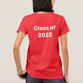Funny College Afstuderen voor haar Miss de Partije T-shirt (Achterkant)