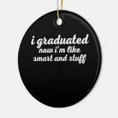 Funny College High School Afstuderen Gift Keramisch Ornament (Links)
