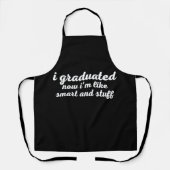 Funny College High School Afstuderen Gift Schort (Voorkant)